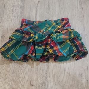 Plaid Ruffle Skirt - Multicolor Plaid Ralph Lauren Kids Size 8